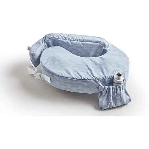 My Brest Friend Original Nursing Pillow | Ergonomic Breastfeeding Pillows | Supports Both Mom & Baby | Breastfeeding Essentials | Handy Side Pocket, Double Straps & Removable Cover, Horizon