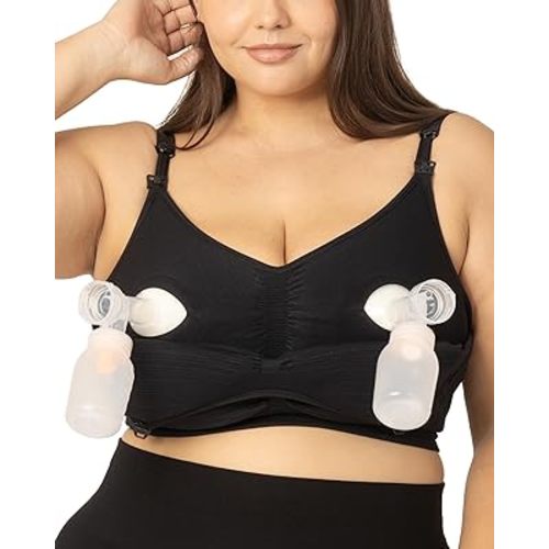 Kindred Bravely Sublime Hands Free Pumping Bra | Patented All-in-One Pumping & Nursing Bra with EasyClip