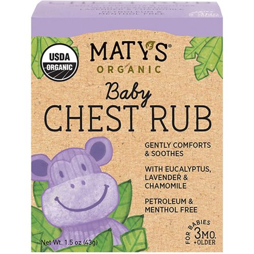 Maty's Organic Baby Chest Rub – Lavender & Chamomile