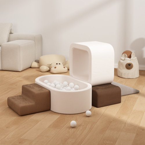 Benarita Foam Climbing Blocks And Ball Pit (Set Of 6) | Wayfair