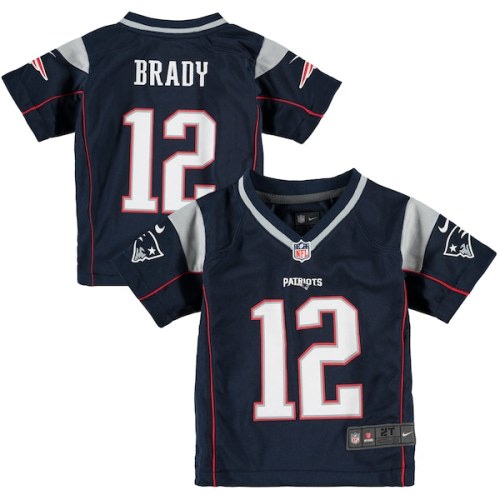Toddler Nike Tom Brady Navy New England Patriots Game Jersey