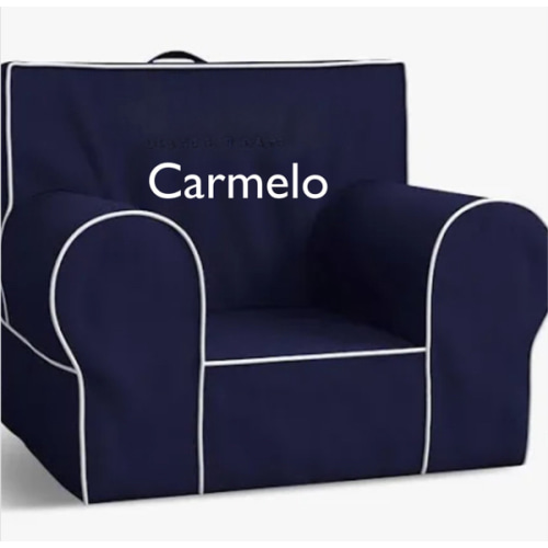 My First Anywhere Chair®, Dark Blue Twill Slipcover Only
