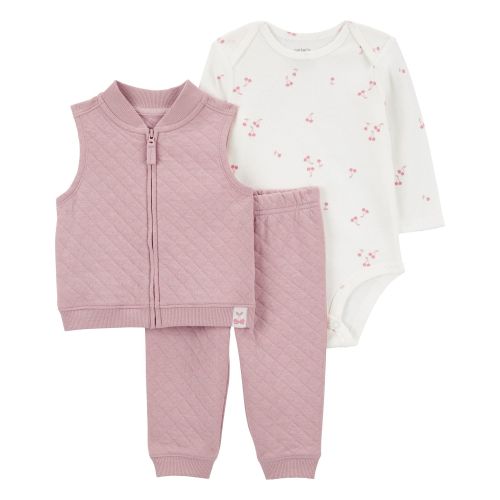 Baby 3-Piece Quilted Little Vest Set - Carter's | Carter's