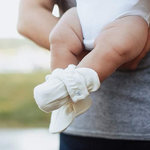 Burt's Bees Baby Booties, Organic Cotton Adjustable Infant Sock