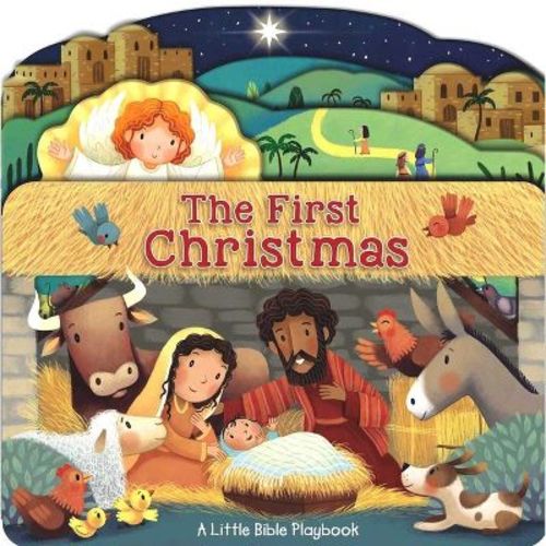 Little Bible Playbook: The First Christmas - (Board Book)
