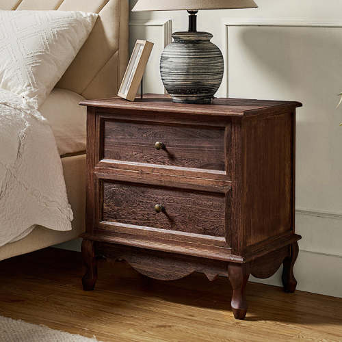 Galatea 24" Tall 2 - Drawer Nightstand Chest - HULALA HOME