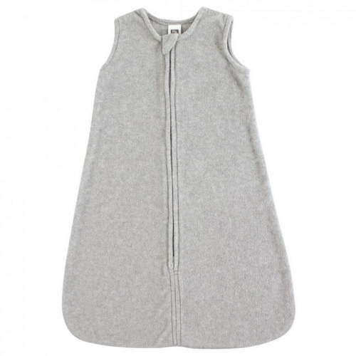 Hudson Baby Infant Plush Sleeping Bag, Sack, Blanket, Heather Gray Fleece, 6-12 Months