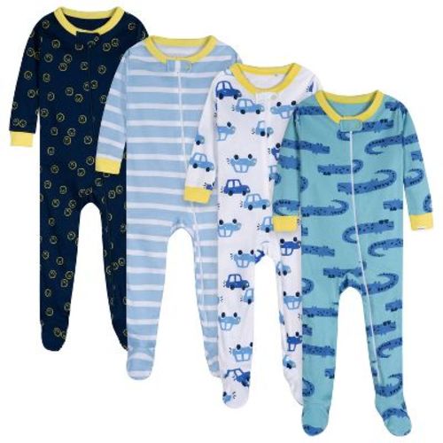 Onesies Brand Baby Boys' 4-Pack Union Suits, Gators, 3-6 Months