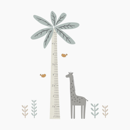 Lambs & Ivy Growth Chart Wall Decal - Jungle Adventure