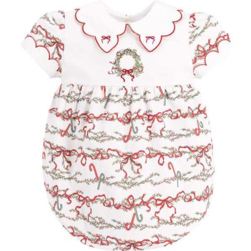 Wreath Girl Bubble, White