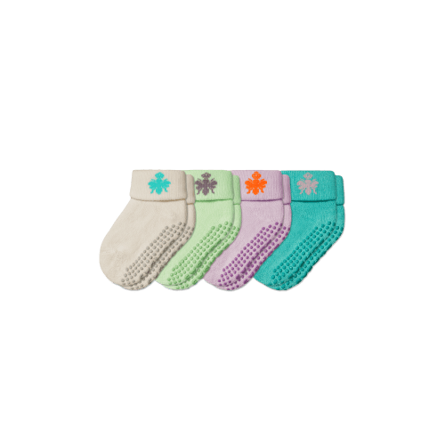 Baby Gripper Socks 4-Pack (6-12 Months) - Bombas