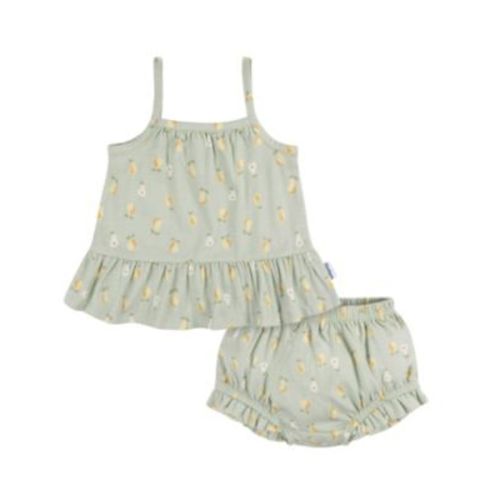 Baby Girls Dress and Diaper Cover Set, 2 Piece