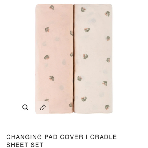 Vintage Floral Changing Pad Cover | Cradle Sheet Set – Ely's & Co.