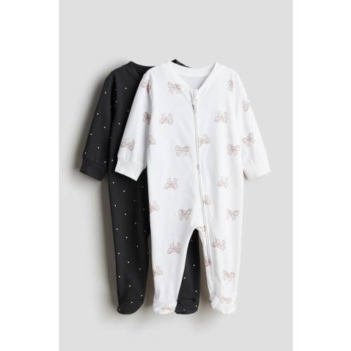 2-pack Zip-up Pajama Jumpsuits