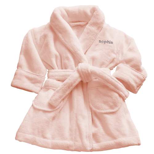 Personalized Baby’s Plush Robe