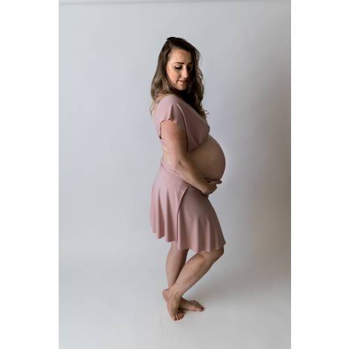 Blush Labour Skirt. Labour Outfit. Made in Canada. Water Birth Skirt. Labour Skirt.