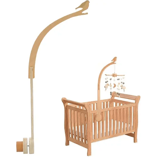 Crib Mobile Arm for Baby Nursery - Mobile Arm for Crib Baby Mobile Hanger for Crib Nursery Decor Girls Boys Baby Crib Mobile Holder Arm Hanging