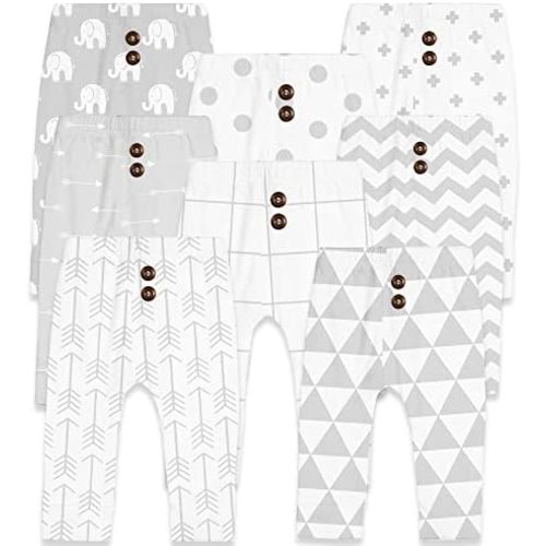 Cotton Baby Pants Set for Toddler Boys Girls 8 Pack Toddler Newborn to 24 Months