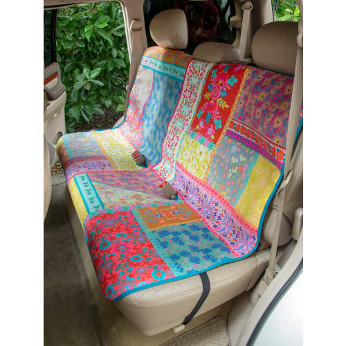 Natural Life Back Car Seat Cover - Patchwork - Shop