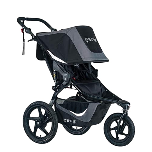 BOB Revolution Flex 3.0 Single Jogging Stroller, 2022, Graphite Black