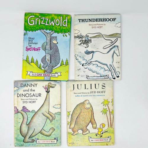 Syd Hoff Children’s Books Lot of 4 Grizzwold  Danny and the Dinosaur