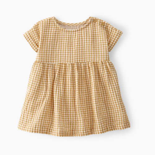 6M - Carter's Little Planet Organic Cotton Gauze Dress - Yellow