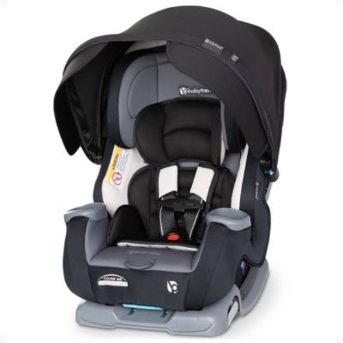 Baby Trend Cover Me 4-in-1 Infant Toddler Convertible Car Seat with Adjustable/Removable Canopy for Sun Protection & 2 Cup Holders