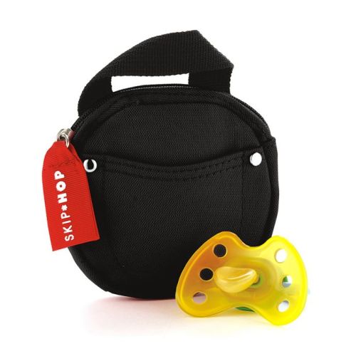 SKIP*HOP® Pacifier Pocket in Black