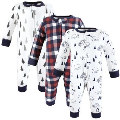 Hudson Baby Cotton Sleep and Play, Winter Animals, Size: 0-3 months