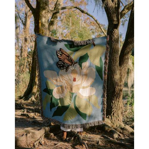 Magnolia Butterfly Blanket