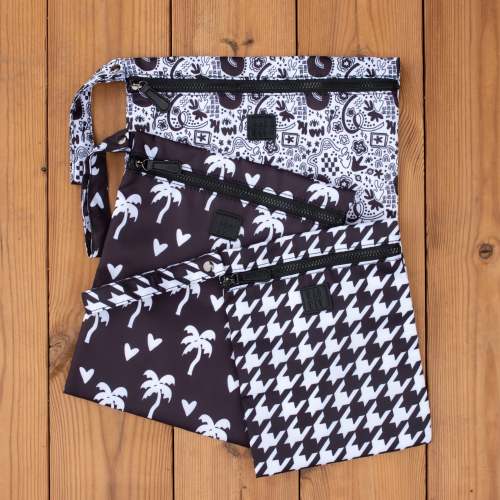 Wet Bag Set in B&W