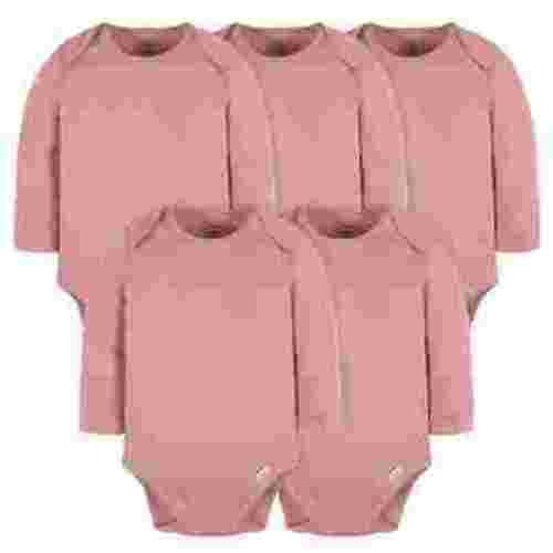 Gerber Onesies Brand Baby Girl Long Sleeve Bodysuits, 5 Pack, Sizes 0-3 Months - 6-9 Months