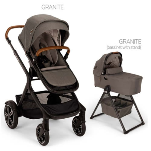 Nuna® DEMI™ Next Stroller + Bassinet + Bassinet Stand + Rider Board