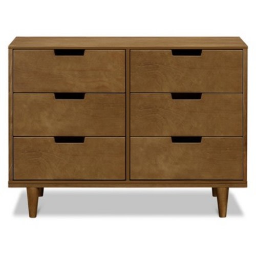 DaVinci Marley 6 Drawer Double Dresser, Color: Walnut