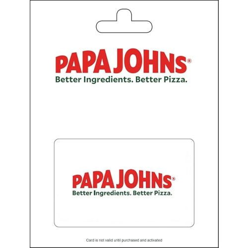 Papa John's Pizza Gift Card