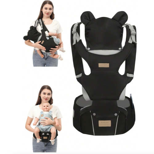 Baby Carrier 6-in-1 Ergonomic Hip Seat for Newborn to Toddler