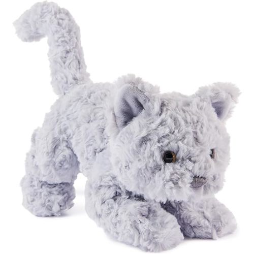 GUND Bootsie English Blue Kitten Plush Toy, Premium Cat Stuffed Animal for Ages 1 and Up, Gray, 9”