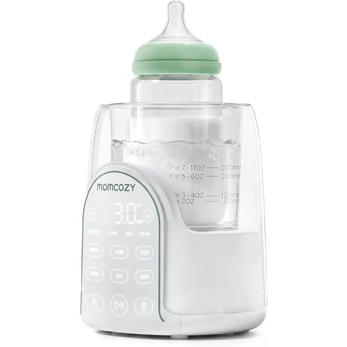 Momcozy NightPro Bottle Warmer for Baby Breast Milk, Built-in Night Light, BPA-Free Tritan, Fullest Nutrients Preserved with Fast & Even Water Bath Warm, Newborn Breastfeeding Essentials Gift for Mom