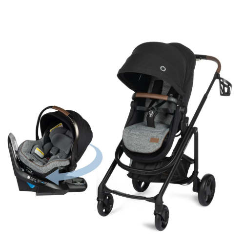 Tayla™ Max Peri™ 180° Rotating Infant Car Seat Travel System in Onyx W – Maxi-Cosi
