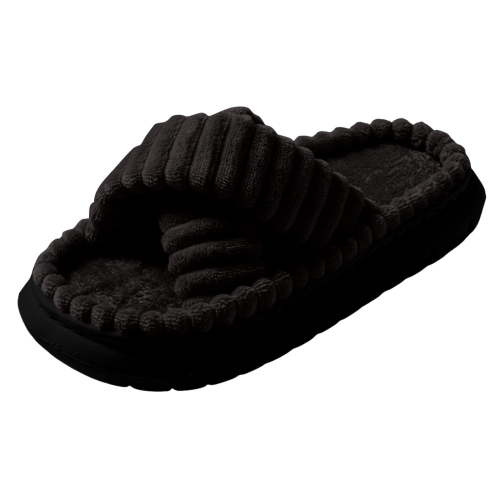 YLYL Women's Orthopedic Slippers Open Toed Cozy Soft Slip on Memory Foam Indoor Bedroom Slipper