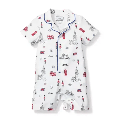 Baby's Twill Summer Romper in London is Calling