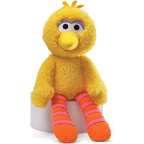 GUND Sesame Street Official Big Bird Take Along Buddy Plush, Premium Plush Toy for Ages 1 & Up, Yellow, 13”