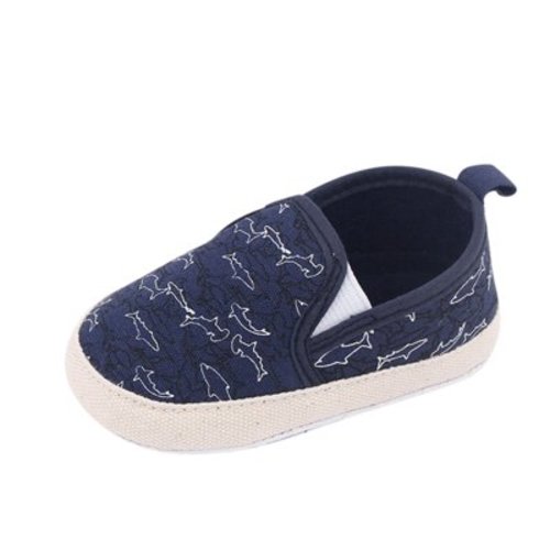 Rhuody Baby Girl Shoes 0-6 Months Children Boys And Floor Sports Flat Soles Soles Non Slip Slip On Solid Color Animal Prints Comfortable Feetwear Blue