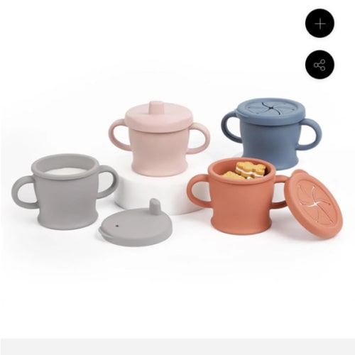 Buy Haakaa Silicone Sip & Snack Cup Online | Plastic Free Pursuit