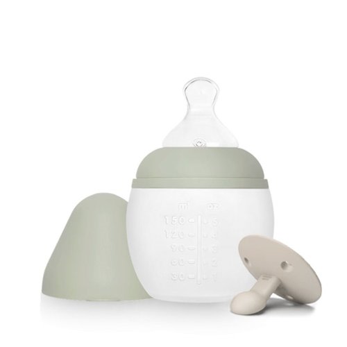 100% medical silicone baby bottle + teat pack - Elhée