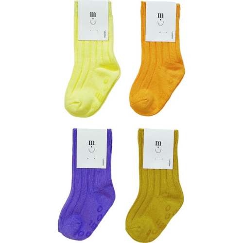 Crew Socks Set, Maybell Color (Pack of 4) - Maybell Studio | Maisonette