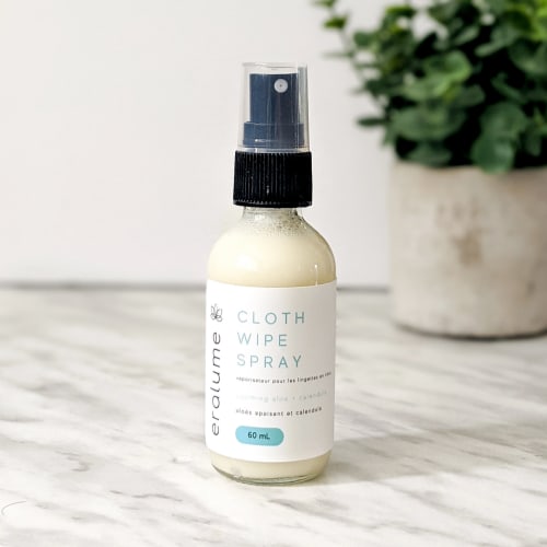 Cloth Diaper Safe Travel Wipe Spray 2 Ounce Bottle