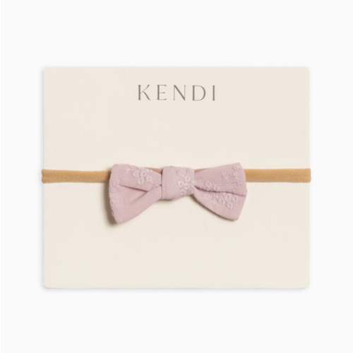 Eyelet Dainty Bow - Ribbed Collection