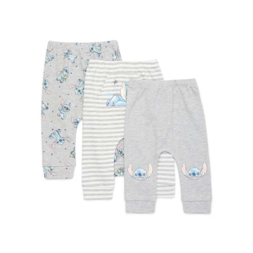 Disney Baby Wishes + Dreams Character Infant Baby Jogger Pants, 3-Pack, Sizes Newborn-12 Months