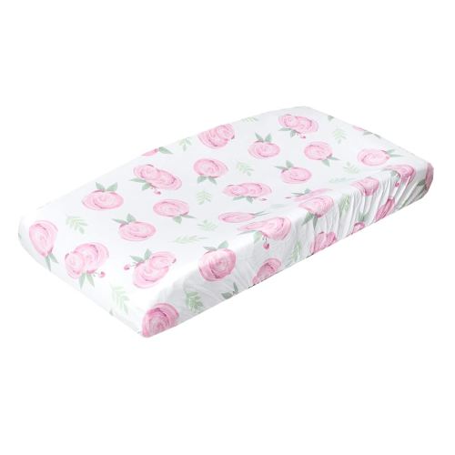 Copper Pearl Premium Knit Changing Pad Cover Soft, Stylish, and Universal Fit for All Standard Diaper Changing Pads, Trendy Design Changing Pad Covers, Grace